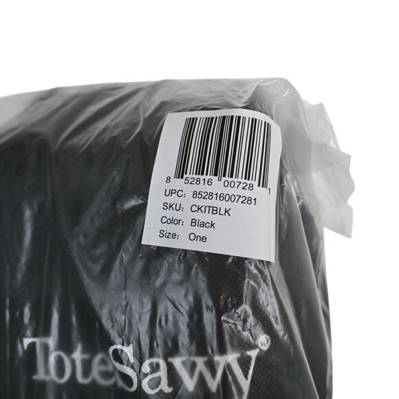 Tote Savvy Change Kit + Mini Crossbody in Black NEW - Picture 13 of 14